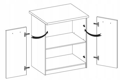 SYSTEM meble kuchenne szafka stojąca INEZ 60 pojemna biała PRODUCENT na Arena.pl