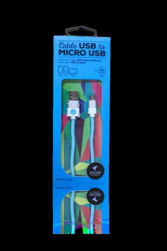 Origami USB--micro USB cable 1m blue na Arena.pl