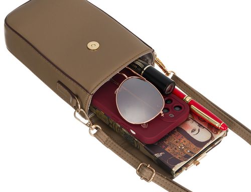 mini torebka-portfel ze skóry ekologicznej - peterson na Arena.pl