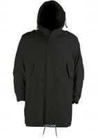 Mil-Tec Parka z Kapturem Fishtail Czarna XS