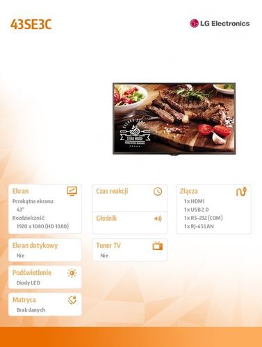 LG 43'' 43SE3C na Arena.pl