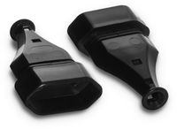 gniazdo wtyczkowe płaskie 2,5a 250v rozbieralne czarne - vt-301-0075