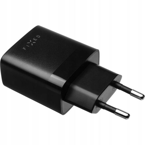 Ladowarka FIXED Ładowarka sieciowa 17W 2xUSB-A + kabel USB-C 1m czarny na Arena.pl