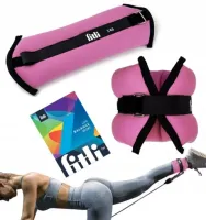 OBCIĄŻNIKI CIĘŻARKI NA KOSTKI NOGI NADGARSTKI 2x2KG