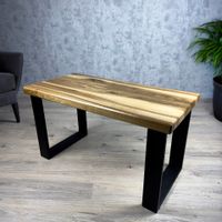 STOLIK KAWOWY 90x45 CM GRUBE LITE DREWNO ORZECH