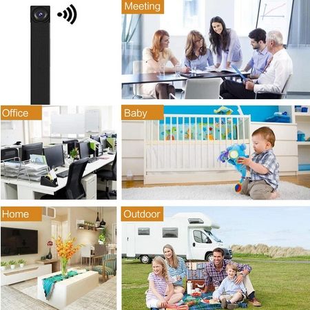 MINI KAMERA SZPIEGOWSKA ELASTYCZNA WIFI JAK GUZIK APLIKACJA DETEKCJA RUCHU zdjęcie 3