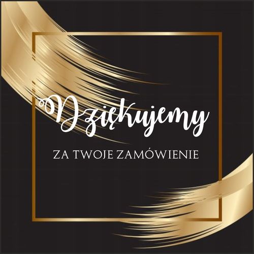 naklejki DZIĘKUJEMY ZA ZAMÓWIENIE z LOGO 100szt na Arena.pl