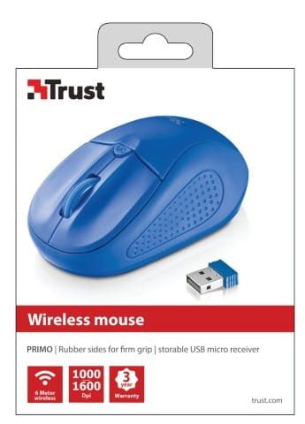 Trust Primo Wireless Mouse - blue na Arena.pl
