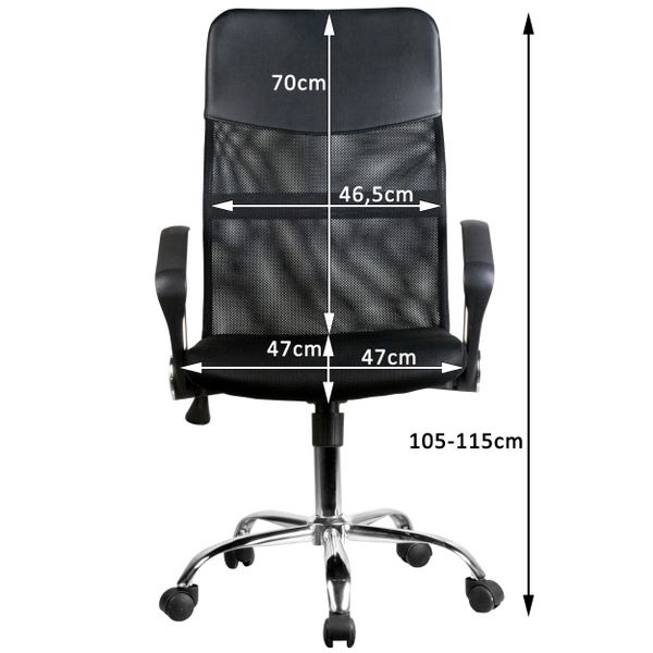 Fotel biurowy OCF-7 materiałowy - Czerwony zdjęcie 5