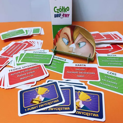 Czółko Drużyny - imprezowa gra towarzyska rodzinna - drużynowe kalambury na Arena.pl