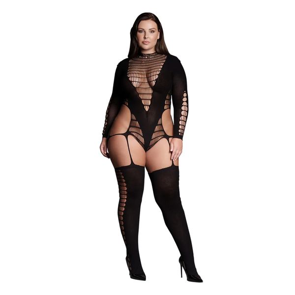 Kalyke Xxiii - Bodystocking With Turtleneck - Plus Size zdjęcie 1