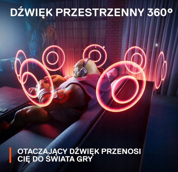 Słuchawki Bezprzewodowe SteelSeries Arctis Nova 7P zdjęcie 8