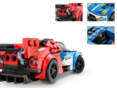 ZESTAW KLOCKI TECHNICZNE SPORTOWE AUTO na Arena.pl