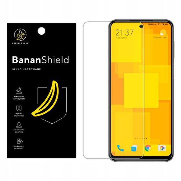 Szkło hartowane 9H BananShield do Xiaomi Redmi Note 9 Pro / 9S zdjęcie 2