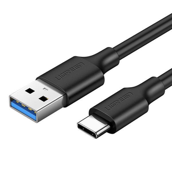 Kabel USB do USB-C 3.0 UGREEN  US184  0.5m (czarny) zdjęcie 1