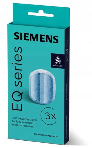 Tabletki odkamieniające do ekspresów Siemens TZ80002B 3 sztuki 2w1 na Arena.pl