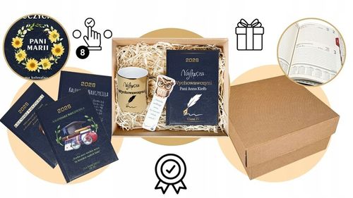 DZIEŃ NAUCZYCIELA PREZENT DLA NAUCZYCIELA WYCHOWAWCZYNI PODZIĘKOWANIE na Arena.pl