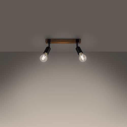 Plafon ZUCA 2 czarny na Arena.pl