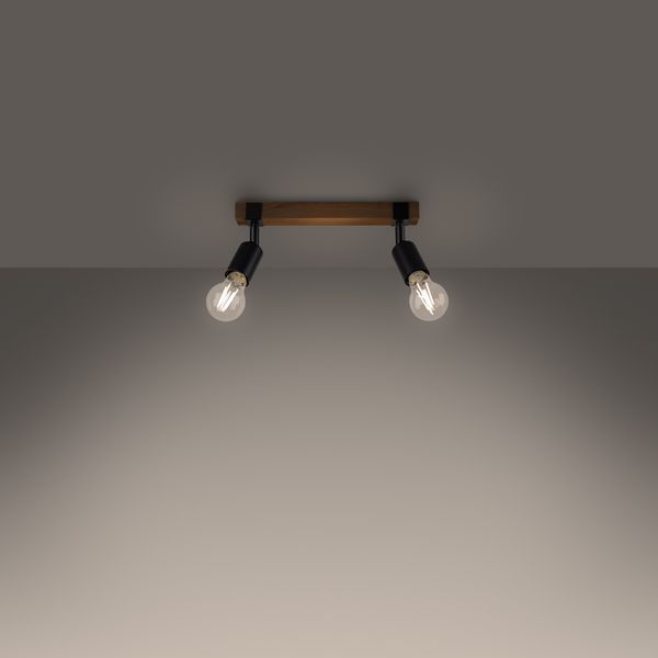 Plafon ZUCA 2 czarny zdjęcie 3