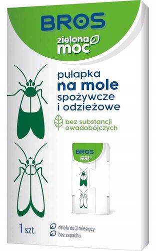 bros - zielona moc pułapka na mole spożywcze i odzieżowe - 10 szt. na Arena.pl