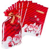 Woreczki Foliowe Torebki Na Prezenty Święta Boże Narodzenie10Szt/Kpl