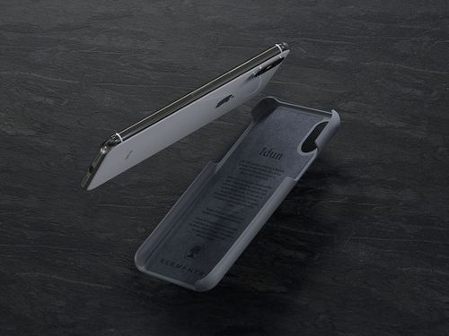 Nordic Elements Original Idun - Etui iPhone Xs / X (Mid Grey) na Arena.pl