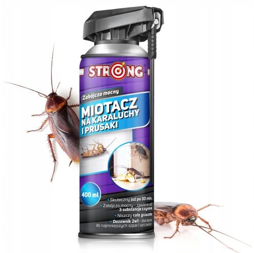 MIOTACZ NA KARALUCHY ŚRODEK NA KARALUCHY AEROZOL Z RURKĄ STRONG 400 ML na Arena.pl