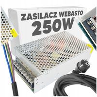 ZASILACZ DO WEBASTO DEWASTO NAGRZEWNICY 12V 20A 250W + PRZEWÓD