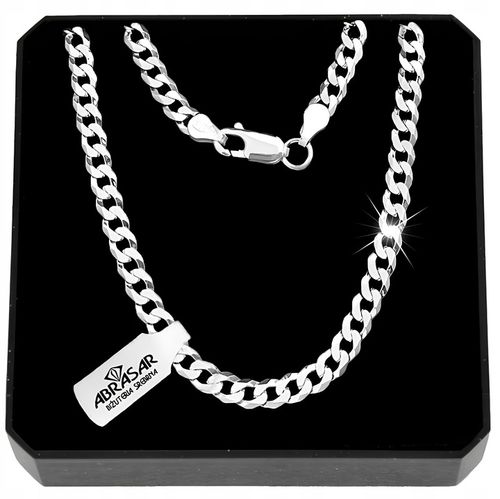 SREBRNY MĘSKI OKAZAŁY ŁAŃCUSZEK PANCERKA 045/55cm DLA NIEGO SREBRO 925 na Arena.pl