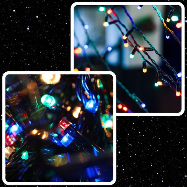 LAMPKI CHOINKOWE 300LED 22m ZEWNĘTRZNE WEWNĘTRZNE MULTIKOLOR ŚWIĄTECZNE zdjęcie 4