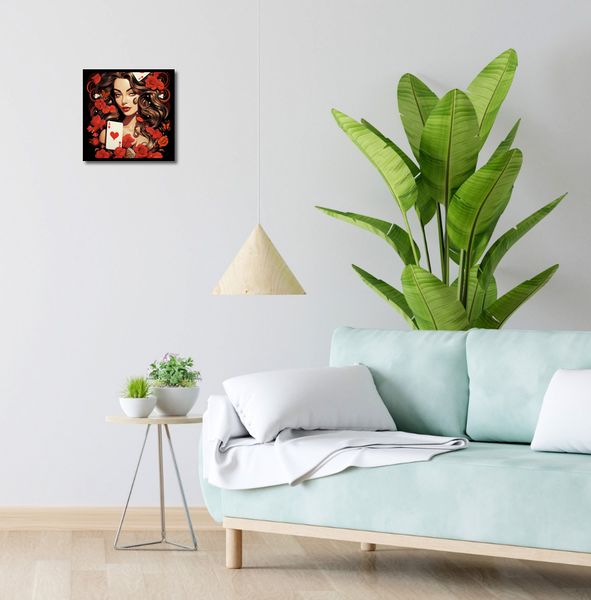 Plakat 30x30cm Różany Hazard zdjęcie 4