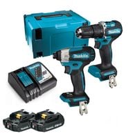 zestaw combo li-lon 18v lxt dhp487+dtd157 2*2.0ah - m dlx2414aj