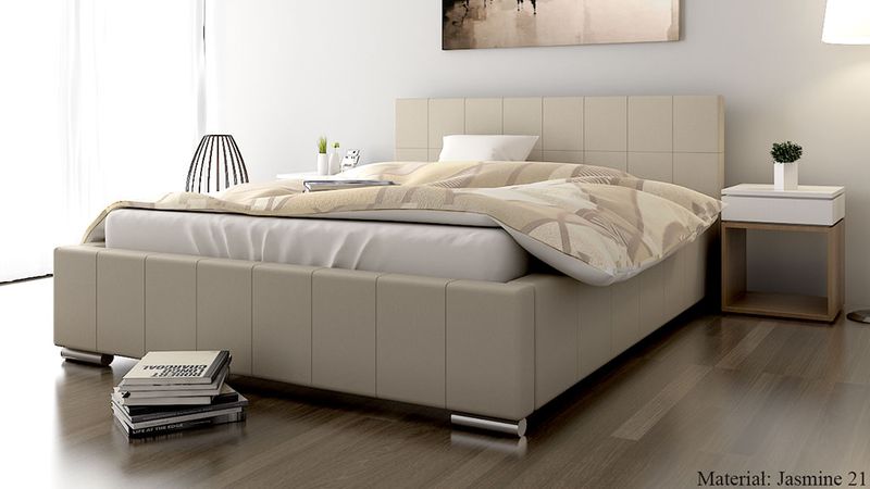 ŁÓŻKO DO SYPIALNI 140x200 TAPICEROWANE Z POJEMNIKIEM GLORIA zdjęcie 7