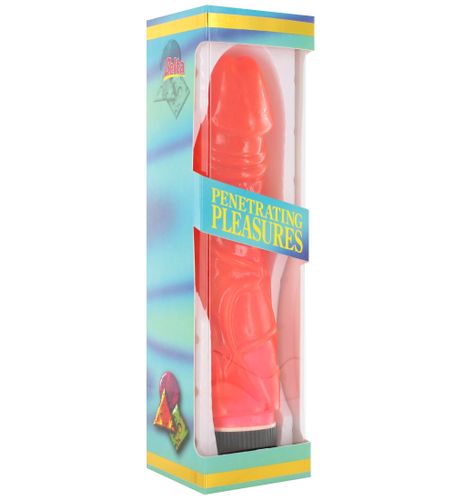 Gruby czerwony wibrator Jelly na Arena.pl