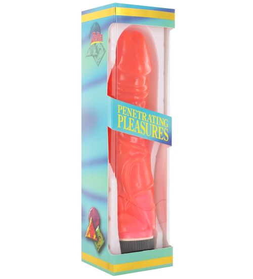 Gruby czerwony wibrator Jelly zdjęcie 2