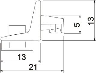 Podpórka do półek szklanych na Arena.pl