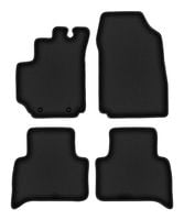 Dywaniki welurowe Fiat Croma II 2005-2011 kombi czarne, podgumowane