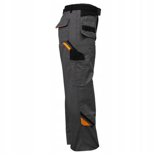 SPODNIE ROBOCZE MĘSKIE DO PASA MONTERSKIE OCHRONNE WZMACNIANE BOJÓWKI na Arena.pl