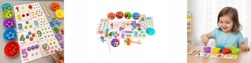 Interaktywny zestaw Montessori do nauki liczenia na Arena.pl