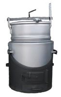 parnik z szamotem czarny 60 l - parnik 60