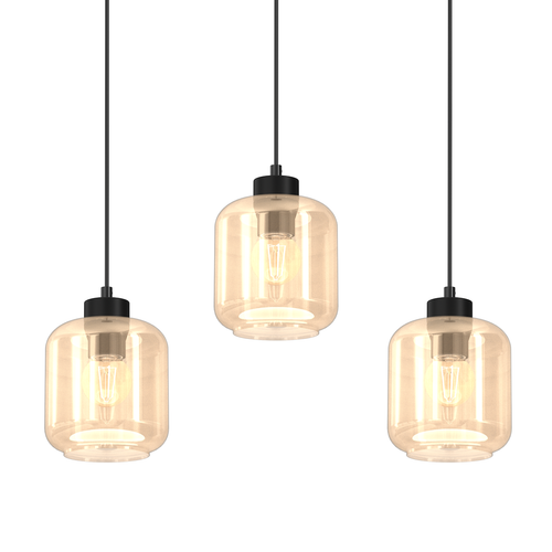 Lampa wisząca SOMBRA AMBER 3xE27 na Arena.pl