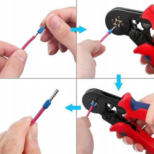 ZACISKARKA DO TULEJEK PRZEWODÓW KABLI PRASKA KONEKTORÓW 1800 SZT na Arena.pl