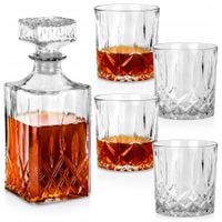 Zestaw PREZENTOWY karafka do whisky alkoholu + zestaw szklanek szklanki