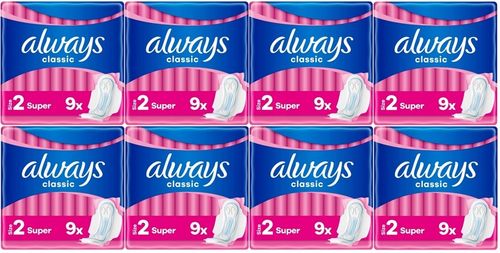 Podpaski higieniczne Always Classic ze skrzydełkami 9 szt. na Arena.pl