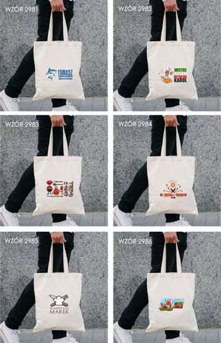 Eko Torba z imieniem napis PREZENT BURGEROZAURUS na Arena.pl