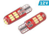 Żarówka VISION W5W (T10) 12V 15x 3014SMD LED, CANBUS, silikonowa opr.