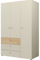 Szafa Do Pokoju Młodzieżowego 120cm Szarobeżowy YOKO JR -3 Kolory Do Wyboru