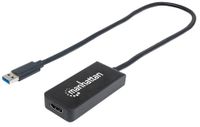 MANHATTAN ADAPTER GRAFICZNY SUPERSPEED USB 3.0 NA HDMI M/F 1080 152259