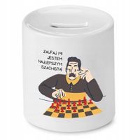 Dla Szachisty Skarbonka Najlepszy Szachista Z Nadrukiem Ze Zdjęciem