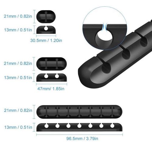 7 Sztuk Uchwytu Na Kable Samoprzylepny Organizer na Arena.pl